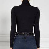 Holland Cooper Long Sleeve Roll Neck Black