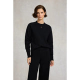 Holland Cooper Maria Crew Neck Knit In Black