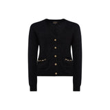 Holland Cooper Mila Cardigan In Black