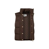 Holland Cooper Milton Padded Gilet In Chocolate