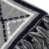 Holland Cooper Monogram Scarf Grey Marl in Grey