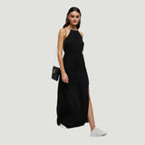 Holland Cooper Paloma Maxi Dress In Black