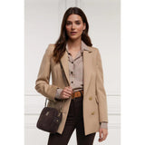 Holland Cooper Soho Camera Bag In Chocolate Suede