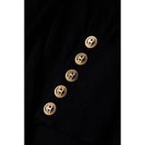 Holland Cooper Structured Kelsie Roll Neck Knit In Black