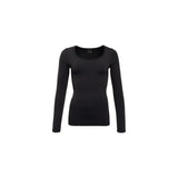 Holland Cooper Supersoft Long Sleeve Top in Black