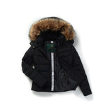 Holland Cooper Whistler Puffer Jacket Black in Natural