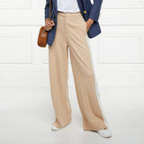 Holland Cooper Wide Leg Pant In Camel