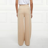 Holland Cooper Wide Leg Pant In Camel