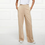 Holland Cooper Wide Leg Pant in Camel