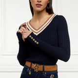 Holland Cooper Zoe Knit in Ink Navy