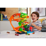 HOT WHEELS CITY T-REX FIRE STATION