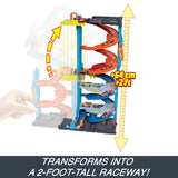 Hot Wheels City Transforming Race Tower Playset