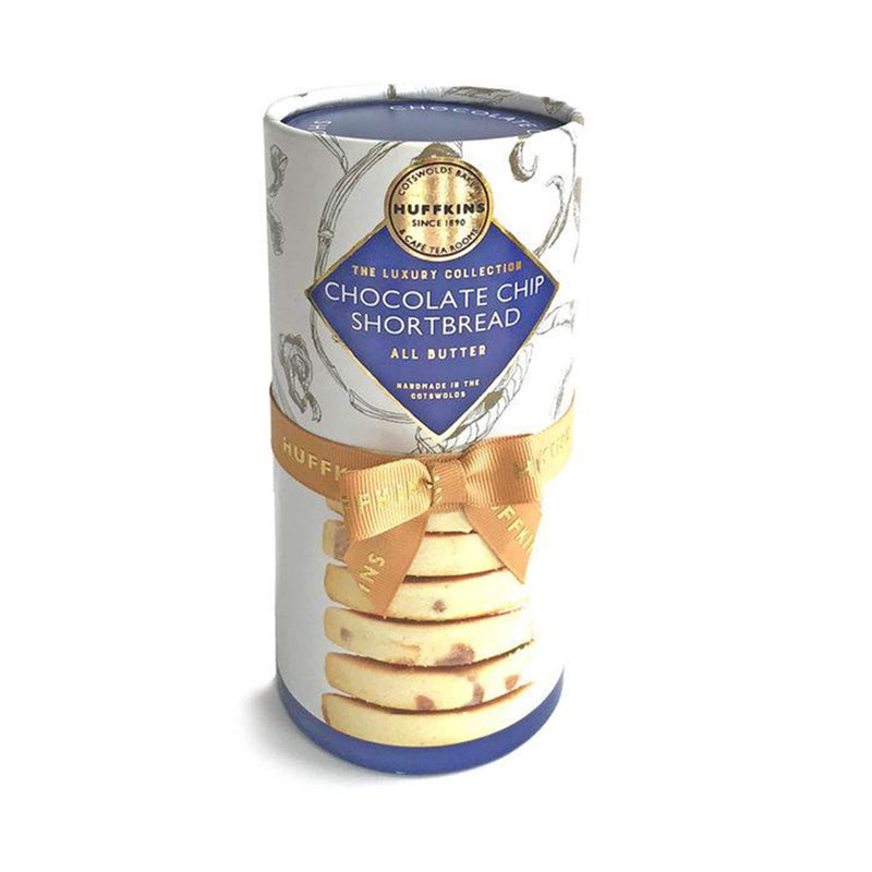 Huffkins All-Butter Chocolate Chip Shortbreads Gift Tube 315G