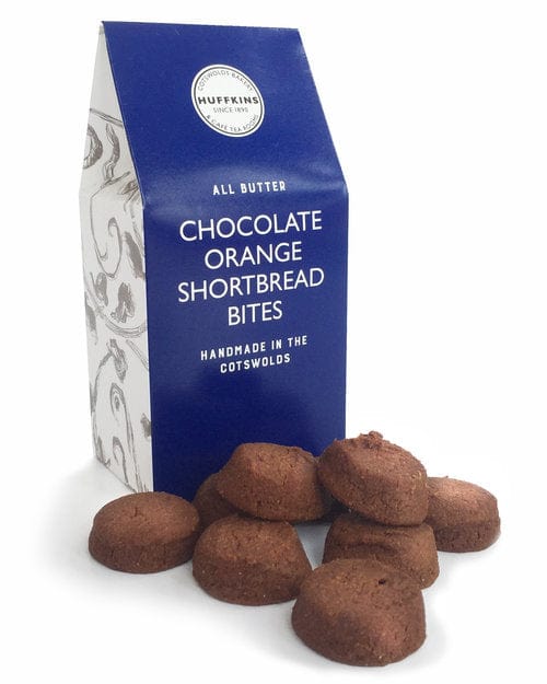 Huffkins Chocolate Orange Shortbread Bites 100G