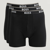 Boss 3-Pack Long Leg Boxer In Black