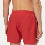 Boss Iconic Swim Shorts In Dark Red