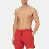 Boss Iconic Swim Shorts In Dark Red