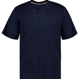 Boss T-Shirt Merino In Dark Blue