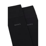 BOSS 2-Pack Bamboo Socks In Black
