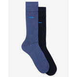 BOSS 2-Pack Bamboo Socks In Open Blue