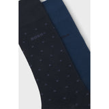 BOSS 2-Pack Minidot Socks In Dark Blue