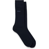 BOSS 2-Pack Of Regular Length Soft Viscose Bamboo Socks In Black