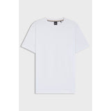 BOSS Cotton-Jersey T-Shirt With Logo Detail In White
