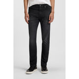 BOSS Delaware Black Slim Fit Italian-Made Denim Jeans In Black