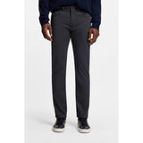 BOSS Delaware Slim-Fit Brushed Stretch Twill Trousers In Dark Blue