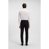 BOSS Easy-Iron Slim-Fit Stretch-Cotton Dobby Shirt In White