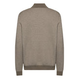 BOSS Half Zip Jumper In Brown