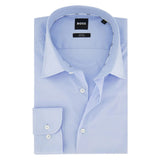 BOSS Hank Slim Fit Shirt In Light Blue