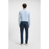 BOSS Orange Delaware Slim-Fit Jeans In Blue Comfort-Stretch Denim In Dark Blue