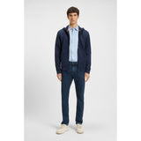 BOSS Orange Delaware Slim-Fit Jeans In Blue Comfort-Stretch Denim In Dark Blue