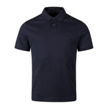 BOSS Orange Interlock Polo Shirt In Dark Blue