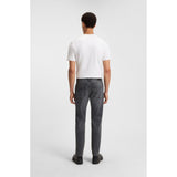 BOSS Orange Maine Regular Fit Jeans In Grey Comfort Stretch Denim In Dark Grey