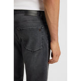 BOSS Orange Maine Regular Fit Jeans In Grey Comfort Stretch Denim In Dark Grey