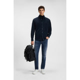 BOSS Orange Maine Regular-Fit Soft-Motion Denim Jeans In Dark Blue