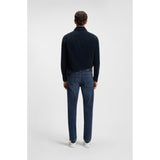 BOSS Orange Maine Regular-Fit Soft-Motion Denim Jeans In Dark Blue