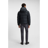 BOSS Orange Regular Fit Water-Repellent Puffer Jacket In Black