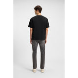 BOSS Orange Relaxed-Fit Cotton T-Shirt With Logo Artwork In Black