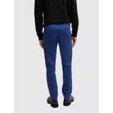 BOSS Orange Stretch Slim Fit Chinos In Open Blue