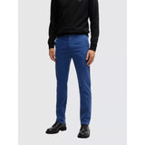 BOSS Orange Stretch Slim Fit Chinos In Open Blue
