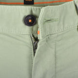BOSS Orange Stretch Slim Fit Chinos In Open Green