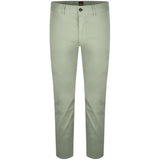 BOSS Orange Stretch Slim Fit Chinos In Open Green