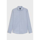 BOSS Regular-Fit Printed Cotton Twill Shirt In Light Blue