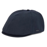 BOSS Trystan Techwool Flat Cap In Dark Blue