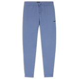 BOSS Waffle Structure Cotton Blend Pyjama Bottoms In Light Blue