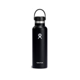 Hydro Flask 21oz Standard Mouth with Flex Cap Water Bottle In Black