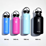 Hydro Flask 32 oz (946 ml) Wide Mouth with Flex Straw Cap In All Trillium